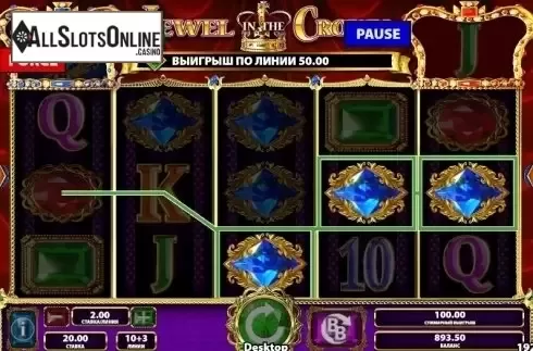 Win Screen 2. Jewel in the Crown from Barcrest