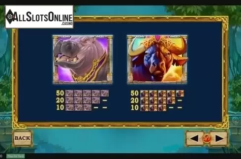 Paytable 3. Jungle Giants from Playtech
