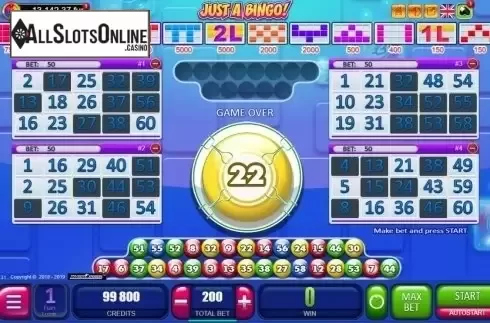 Game Screen. Just A Bingo from Belatra Games