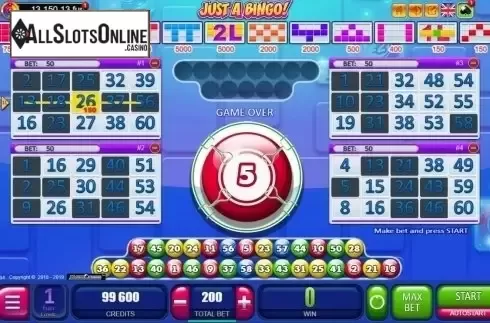 Game Screen. Just A Bingo from Belatra Games