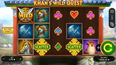 Khan's Wild Quest slot screenshot 1