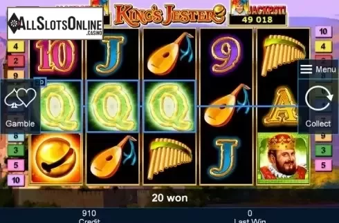Win. King´s Jester from Greentube