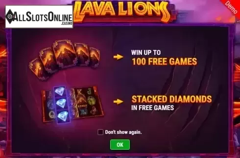 Intro screen