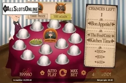 Pick a Dish screen 2. Le Chef from Magnet Gaming