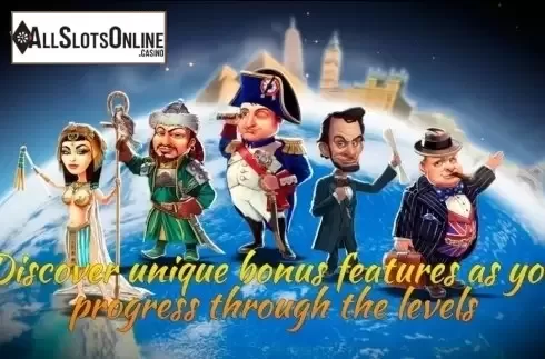 Screen 1. Leaders of the Free Spins World from Inspired Gaming