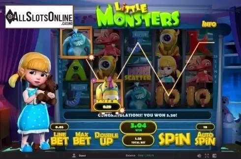 Screen 2. Little Monsters from GamePlay