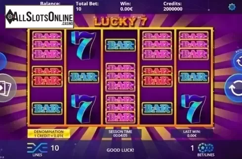 Reel Screen. Lucky 7 (DLV) from DLV