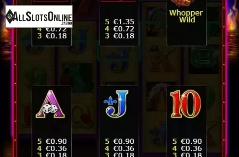 Paytable 2. Mayan Gold (Ainsworth) from Ainsworth
