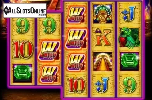 Wild Win screen. Mayan Gold (Ainsworth) from Ainsworth
