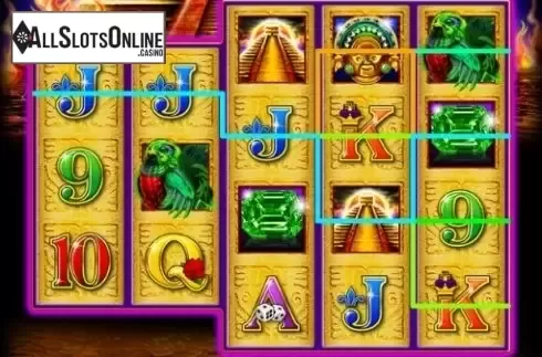 Win screen. Mayan Gold (Ainsworth) from Ainsworth