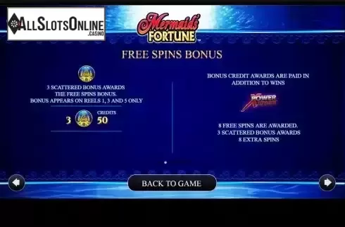 FS bonus screen