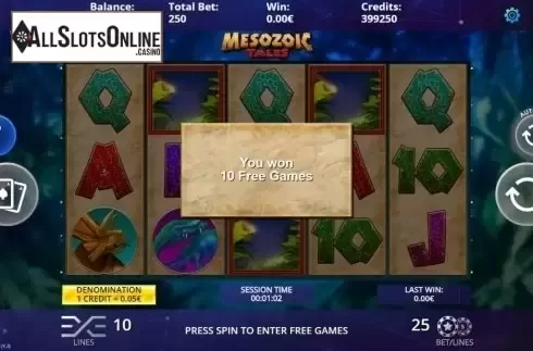Free Spins. Mesozoic Tales from DLV