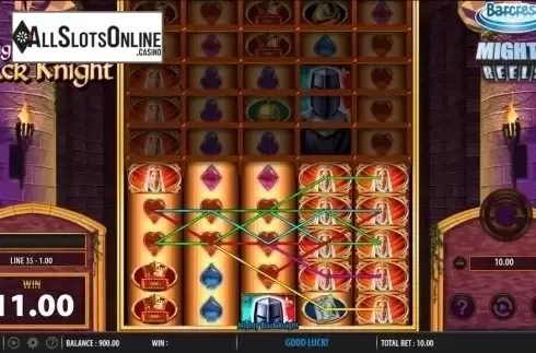 Win screen. Mighty Black Knight from SG