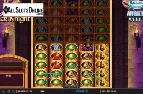 Big bet feature win screen. Mighty Black Knight from SG
