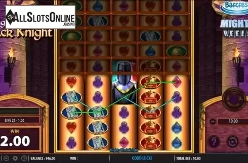 Wild win screen. Mighty Black Knight from SG