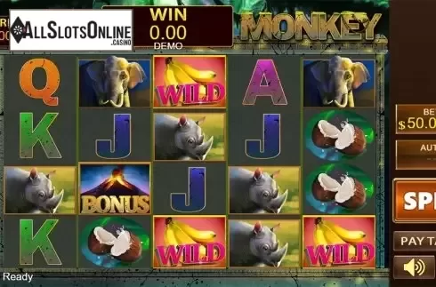 Reels screen. Monkey (PlayStar) from PlayStar