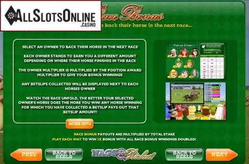 Screen4. Nags to Riches from Ash Gaming
