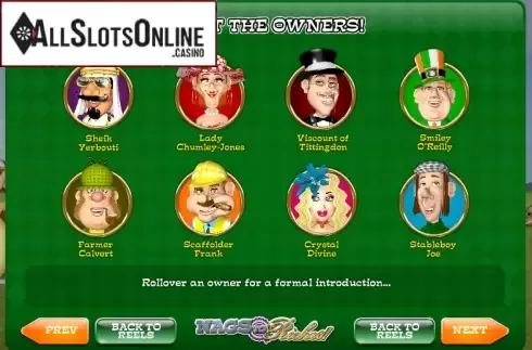 Screen5. Nags to Riches from Ash Gaming