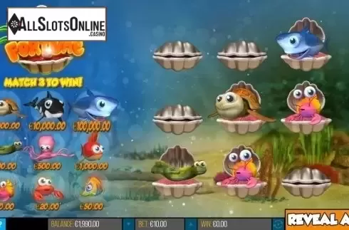 Game Screen 2. Ocean Fortune Scratch from Pariplay