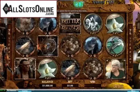 Reel Screen. Orc vs Elf from RTG