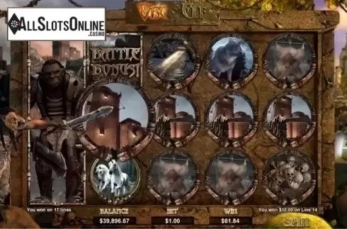 Win Screen. Orc vs Elf from RTG
