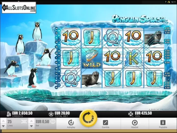 Screen8. Penguin Splash from Rabcat