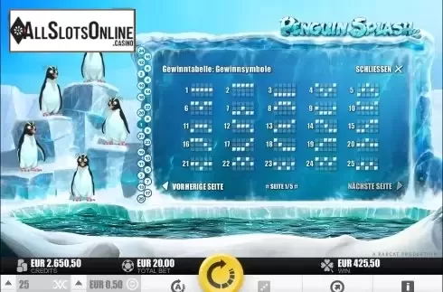 Screen4. Penguin Splash from Rabcat