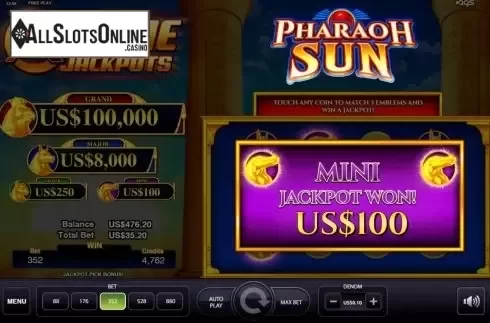 Jackpot 2. Pharaoh Sun from AGS