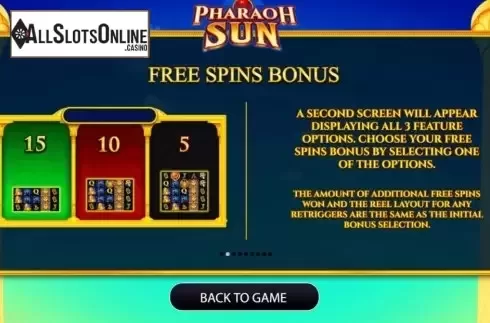 Features 2. Pharaoh Sun from AGS