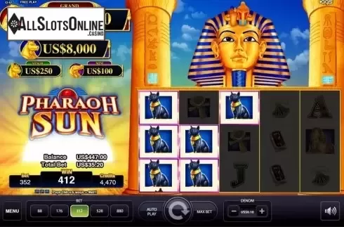 Win Screen 3. Pharaoh Sun from AGS