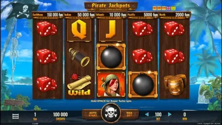 Pirate JackPots slot screenshot 1