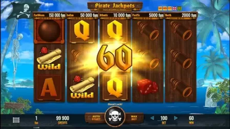 Pirate JackPots slot screenshot 2