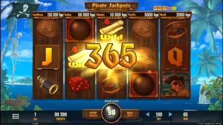 Pirate JackPots slot screenshot 3