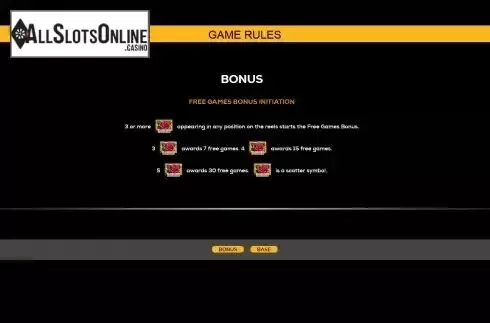 FS bonus screen