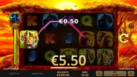 Quad Cat slot screenshot 3