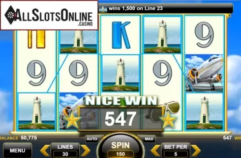 Win Screen 2. Queen of the Skies from Spin Games