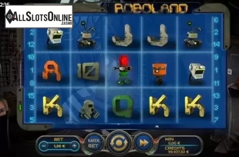 Reel Screen. Roboland from Spinmatic