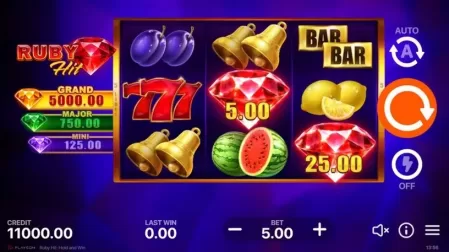 Ruby Hit: Hold and Win slot screenshot 1