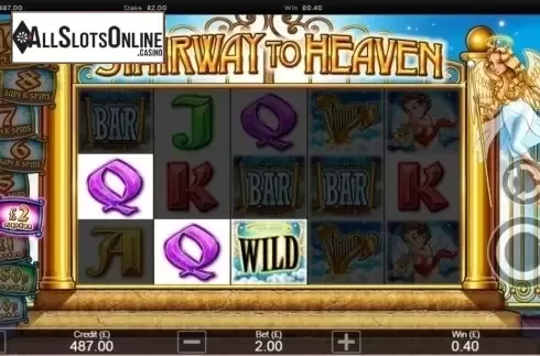Wild Win screen. Stairway to Heaven from Live 5