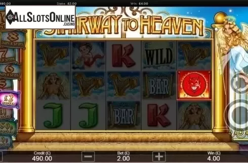 Bonus wheel win screen. Stairway to Heaven from Live 5