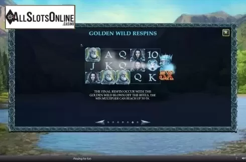 Wild respins screen