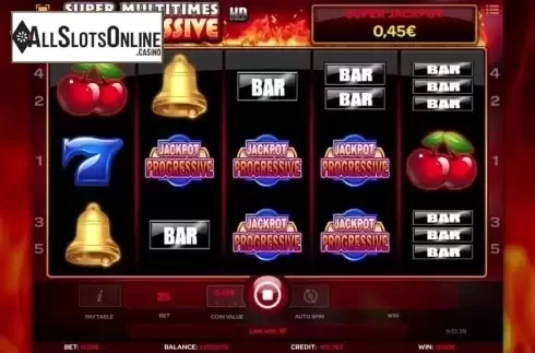 Screen 4. Super Multitimes Progressive HD from iSoftBet