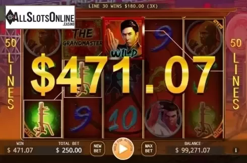 Win Screen 2. The Grandmaster from KA Gaming