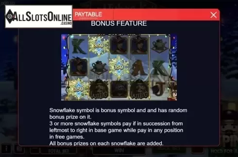 Paytable 2. The Nutcracker (XIN Gaming) from XIN Gaming