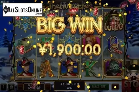 Win screen. The Nutcracker (XIN Gaming) from XIN Gaming