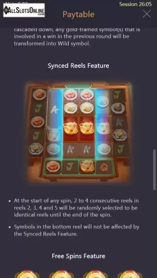 Synced reels screen