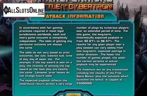 Screen8. Transformers Battle for Cybertron from IGT