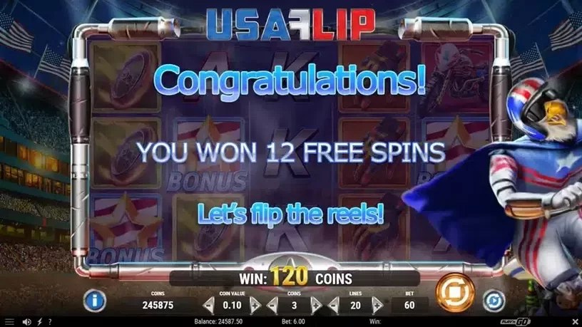 USA Flip slot screenshot 4