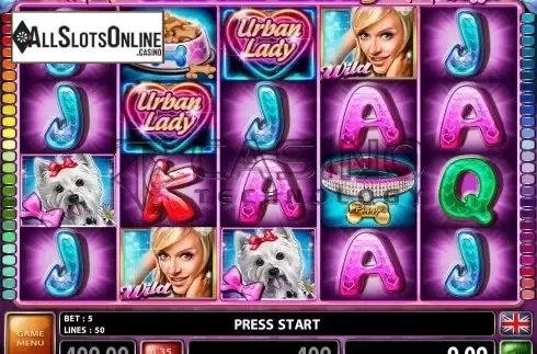 Screen2. Urban Lady Doggie from Casino Technology