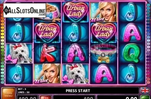 Screen3. Urban Lady Doggie from Casino Technology